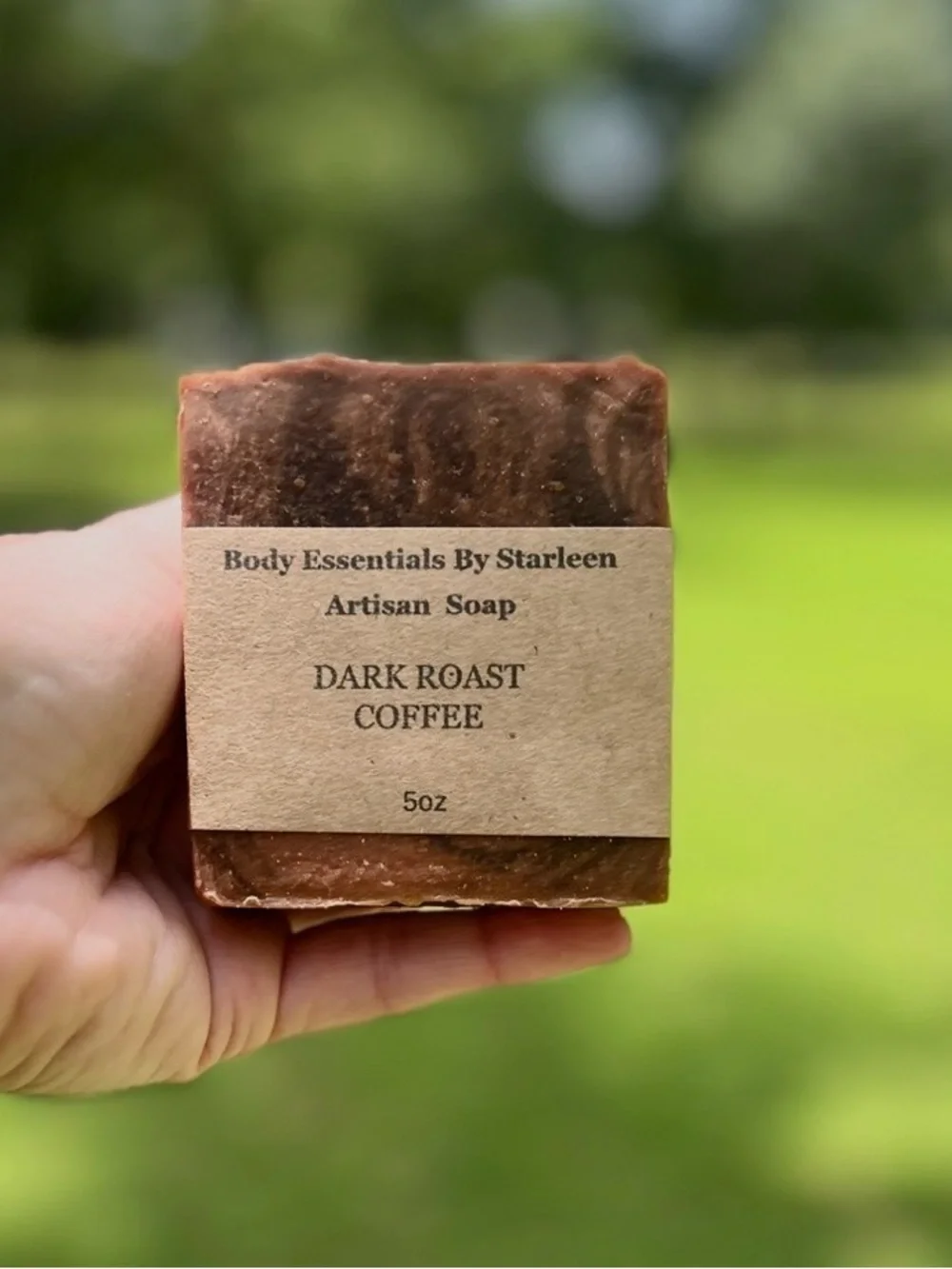 Hand Crafted - Artisan Soap ~ Dark Roast Coffee Soap - Non exfoliating